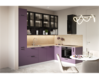 Модульная кухня Симона Soft 2600х1800 Сирень софт   (МК) 6849