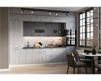 Модульная кухня Симона Loft 3400 Швейцарский кедр серый   (МК) 6850