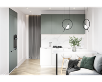 Модульная кухня Афелия 2000 Мисти грин софт  (МК) 6880