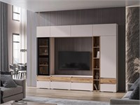 Модульная гостиная Стоуби Кашемир / Дуб крафт золотой + софт черный  (НОВИНКА)  (ТМ) 7005