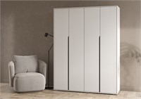 мс Алиса ШК-1600 белый/белый гладкий  (НОВИНКА)  (ТМ) 7013