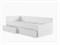 Кровать-софа "Мадера" (белый)  (МК) 3885