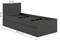 Кровать с ящиками К0.9М Мадера Графит  (МК) 4303
