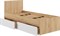 Кровать с ящиками К0.9М Мадера Дуб крафт золотой  (МК) 4304