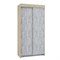 шкаф-купе Бассо 1,0м дуб крафт серый/бетонный камень NEW  (ТИ) 4334