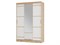 Шкаф-купе 1.5 МС Сакура (дуб сонома/белый)   (МФ)  (А) 4371
