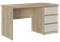 БОСТОН Стол письменный СП-001 ЛДСП (Комплект) Дуб крафт серый / Кашемир  (ТИ) 4943