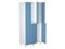 ШКАФ ДЛЯ РАЗДЕВАЛОК WL 32-90 ГОЛУБОЙ/БЕЛЫЙ  (П) 4960