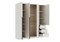 ВЕНТУРО Шкаф ШК-003 (4-ств, с ящиками) Корпус - Кашемир 2,75  (МТ) 6473