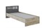 Колибри Лофт кровать 0,9 дуб крафт серый/графит серый  (МФ) 6663