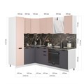 Модульная кухня Норд Line 1,6х2,4 м Корпус: ЛДСП белый фасад: фрезеровка Норд Line, МДФ софт какао/софт смок, (ТИ) 1421646790 - фото 5841 Модульная кухня Норд Line 1,6х2,4 м Корпус: ЛДСП белый фасад: фрезеровка Норд Line, МДФ софт какао/софт смок, (ТИ) 1421646790 - фото 5841