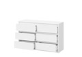 Комод Айден КМ06-1200 Белый ЛДСП/белый ЛДСП, (ТИ) 318932276
