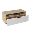 Тумба Норд Т02-1000 Дуб сонома/белый, (ТИ) 1806337556