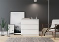 Комод Мори МК 800.1 Графит   Белый  (МБ) 2571