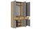 БОСТОН ШК-002 Шкаф 3-ств. ЛДСП (Комплект) Дуб Крафт золотой / Шифер серый  (МТ) 3017